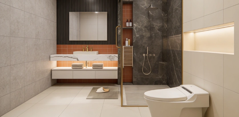 Custom bathroom remodeling and walk in shower renovation in Los Angeles CA